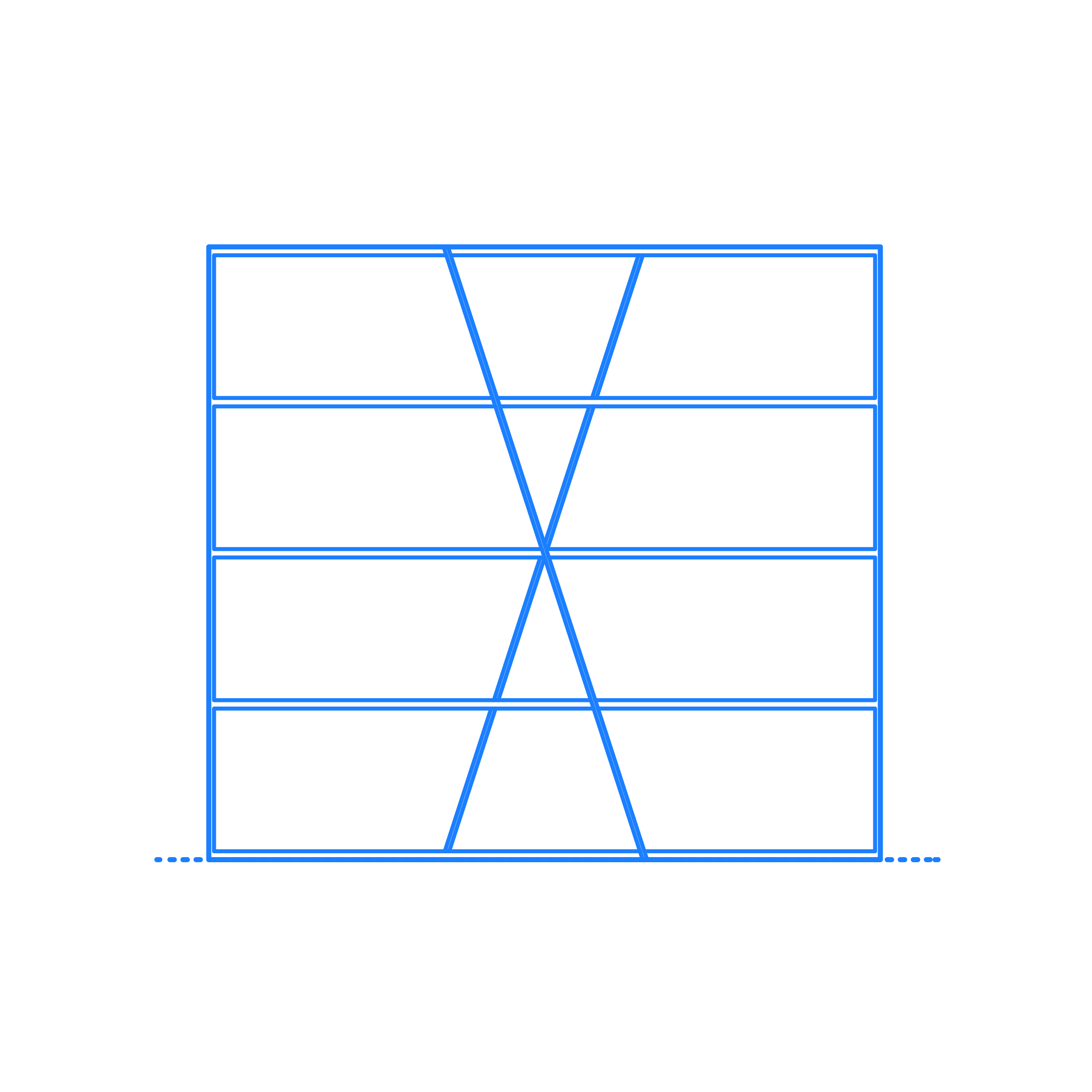 Furniture Bookcases Needwant Shelving Wide Outline Svg File Free Vectors